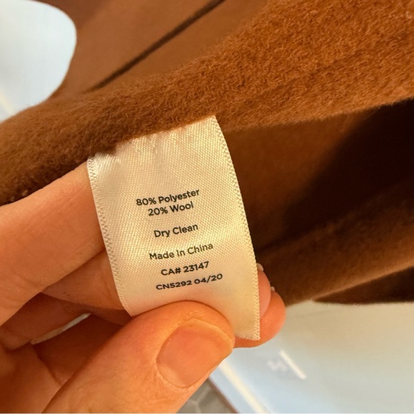 Talbots Brown Long Vest Womans size Large - Picture 4 of 9